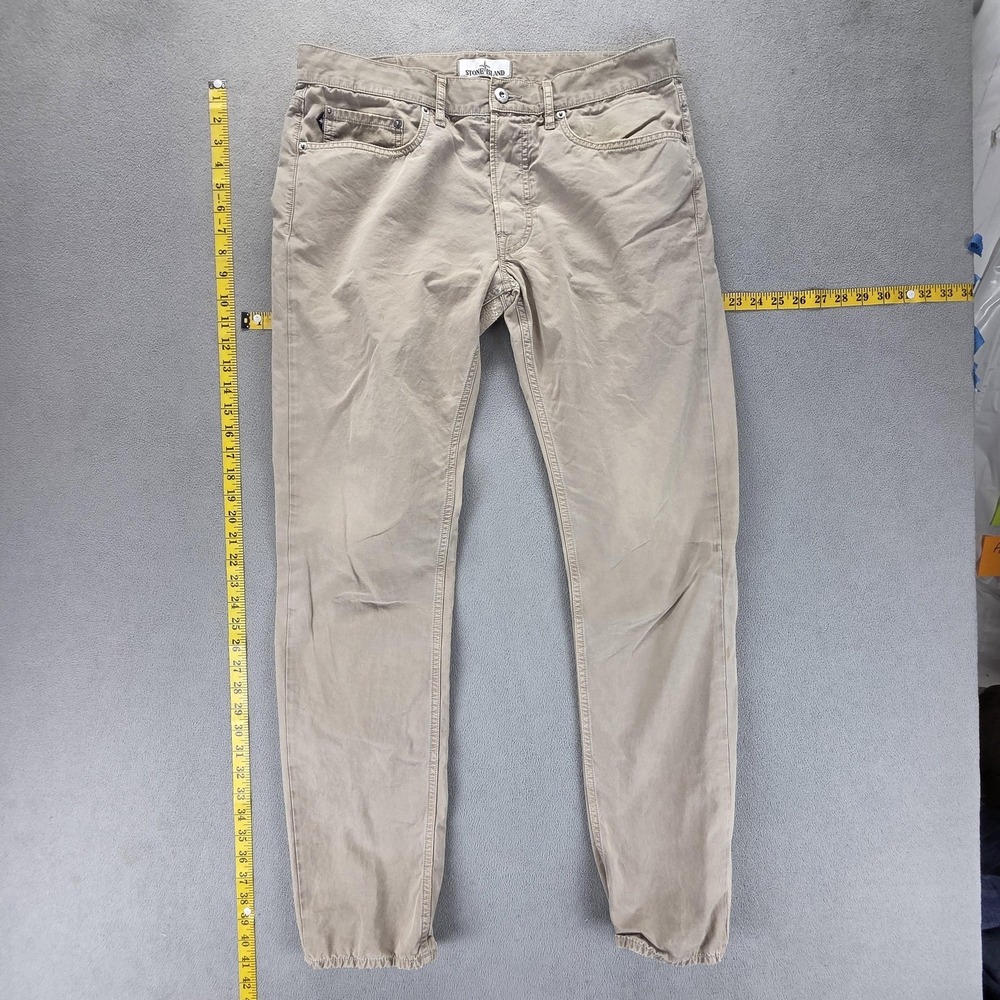 Stone Island Pants Mens‎ 33x32 Beige Type SL Jogger Button Fly Regular